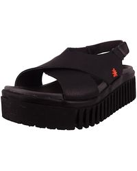 Art - Komfort sandalen brighton 1574 black leder mit softlight fußbett - Lyst