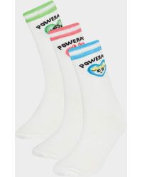 Defacto - Mädchen Powerpuff Girls 3-Teilige Baumwolle Lange Socken E6086A8Ns Für Damen - Lyst