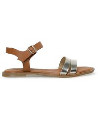 Nine West - Vejo 3Fx Flache Sandalen Für Damen - Lyst