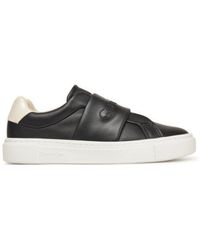 Calvin Klein - Sneaker Aus Echtem Leder Mit Flachem Absatz Und Gummisohle - Lyst
