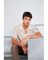 Defacto - Relax Fit Polokragen Leinen-Look Sommer-Kurzarmhemden Für Herren - Lyst