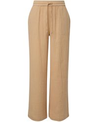 Qs By S.oliver - Hose, loose fit, schnürung, casual, mittlere leibhöhe - Lyst