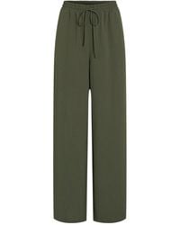 Vila - Hose Mit Weitem Bein High Waist Für Damen - Lyst