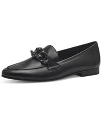 Marco Tozzi - Klassische Halbschuhe Loafer 2-24215-42 022 Siyah/Nappa Leder Für Damen - Lyst