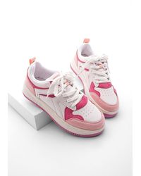 Marjin - Sneaker Mit Hoher Sohle – Aryan Fuchsia Sportschuhe Für Damen - Lyst