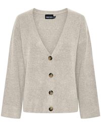 Pieces - Pcnuna Ls Strickjacke Mit V-Ausschnitt – Bc-Modell Für Damen - Lyst