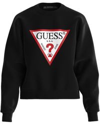 Guess - Sweatshirt cn original pullover ohne kapuze - Lyst