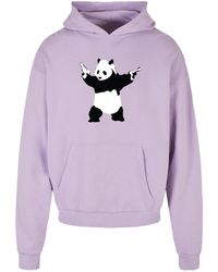 Merchcode - Brandalised Panda Guns Ultra Heavy Hoody Für Herren - Lyst
