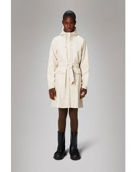 Rains - Modell Curve Long Jacket – W3-Schnitt Für Damen - Lyst