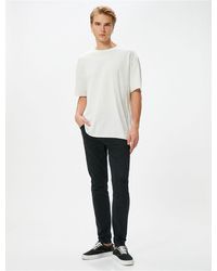 Koton - Michael Jean 4Sam40034Nd Schwarze Jeanshose Für Herren - Lyst