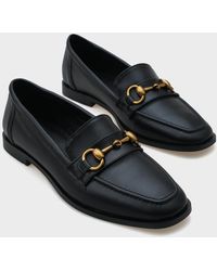 Capone Outfitters - Carly Loafer-Schuhe Aus Echtem Leder Mit Metallschnalle Für Damen - Lyst