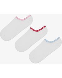 Penti - 3 Paar Bunte Sneaker-Socken Aus Baumwolle Für Damen - Lyst