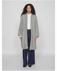 Vila - Strickjacke Langer Hücum Oyuncusu Für Damen - Lyst