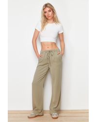 Trendyol - Elastische-Jeans Mit Hoher Taille – 100 Tencel Nachhaltiges Für Damen - Lyst