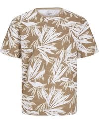 Jack & Jones - T-Shirt All Over Print Rundhals T-Shirt Für Herren - Lyst