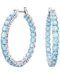 Swarovski - Matrix Silberfarbene Ohrringe 5647446 Für Damen - Lyst