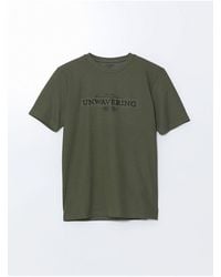 LC Waikiki - Lcwaikiki Klassisches, Kurzärmliges, Bedrucktes T-Shirt Mit Rundhalsausschnitt Für Herren - Lyst