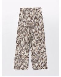 LC Waikiki - Lcw Grace Gemusterte Bequeme Gemusterte Hose Mit Elastischem Bund Für Damen - Lyst