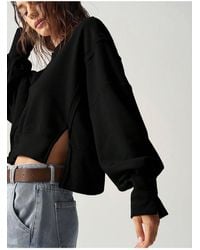 Know - 3 Thread Side Slit Detail Short Sweat Für Damen - Lyst