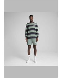 PUMA - Class Gestreifter Crewneck Für Herren - Lyst