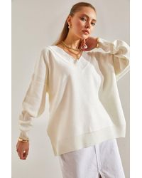 Bianco Lucci - Pullover regular fit - Lyst