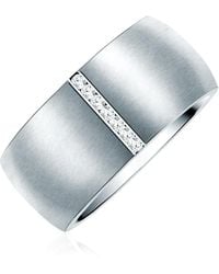 Rafaela Donata - Ring Mit Kristallen Von Swarovski Ring Edelstahl Verziert Mit Kristallen Von Swarovski Weiß Für Damen - Lyst