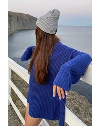 Madmext - Mad girls – übergroßes sweatshirt in indigoblau, - Lyst