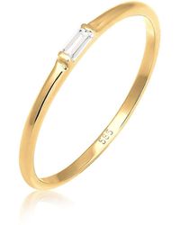 Elli Jewelry - Ring liebe zart edel geo topas 585 gelbgold - Lyst