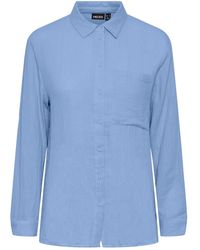 Pieces - Pcmastina ls relaxed shirt - Lyst
