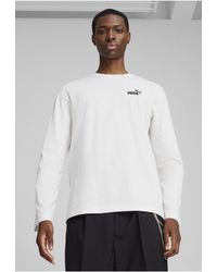 PUMA - Essentials No. 1 Logo Langarmshirt Für Herren - Lyst
