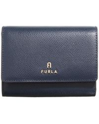 Furla - Camelia m compact wallet flap mediterraneo+ballerina i int. - Lyst