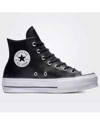 Converse - Chuck Taylor All Star Lift 561675 C-001 Schwarze Schuhe Für Damen - Lyst