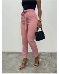 Modamorfo - Knöchelhose Mit Gürtel Für Damen - Lyst