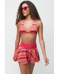 C&City - Triangel-bikini-set mit rock 3286 fuchsia - Lyst