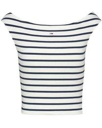 Tommy Hilfiger - Tjw Boat Neck Top Ss Für Damen - Lyst