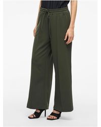 Vila - Hose Mit Weitem Bein Viclua High Waist Für Damen - Lyst