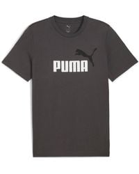 PUMA - T-Shirt Ess 2 Color No. 1 Logo Tee, Rundhals, Kurzarm, Uni Für Herren - Lyst
