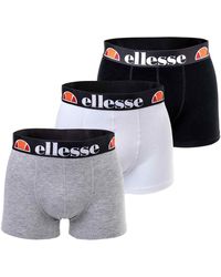 Ellesse - Boxershorts grillo, 3er pack trunks, logo, baumwollstretch - Lyst