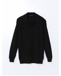 LC Waikiki - Southblue Langärmliger Strickpullover Mit Polokragen Für Herren - Lyst