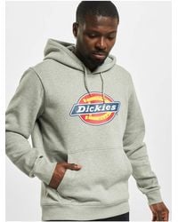 Dickies - Icon logo hoody grey melange l - Lyst
