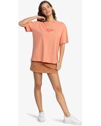 Roxy - Kurzarm-T-Shirt 100 Bio-Algodon, W Für Damen - Lyst