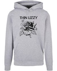 Merchcode - Thin lizzy basic hoody mit rose-logo - Lyst
