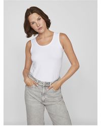 Vila - Tanktop Aus Baumwolle Für Damen - Lyst