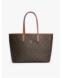 Tommy Hilfiger - Th Monoplay Leder Tote Für Damen - Lyst