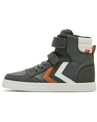 Hummel - Slimmer Stadil Leather High Jr - Lyst