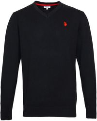 U.S. POLO ASSN. - Pullover Strickpullover Pullover Mit V-Ausschnitt Für Herren - Lyst