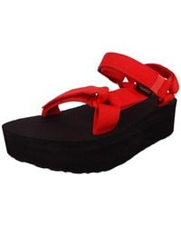 Teva - Trekking Sandalen Sandalen Flatform Universal 1008844 Tgly Tigerlily Polyester Mit Eva Für Damen - Lyst