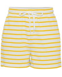 Pieces - Pcchilli summer hw shorts stripe noos bc - Lyst