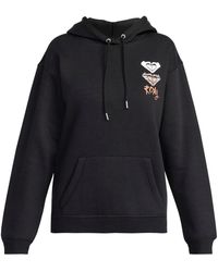 Roxy - Pulover Hoodie – Gebürsteter Fleecestoff Aus Algodon- Und Polyestermischung Für Damen - Lyst