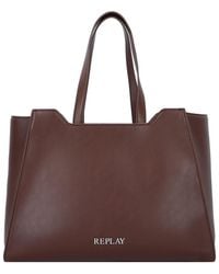 Replay - Shopper Tasche 42.5 Cm Für Damen - Lyst